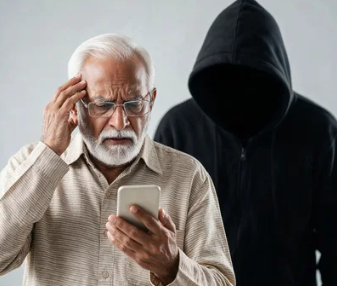 Senior targeted by identity theft and online account fraud